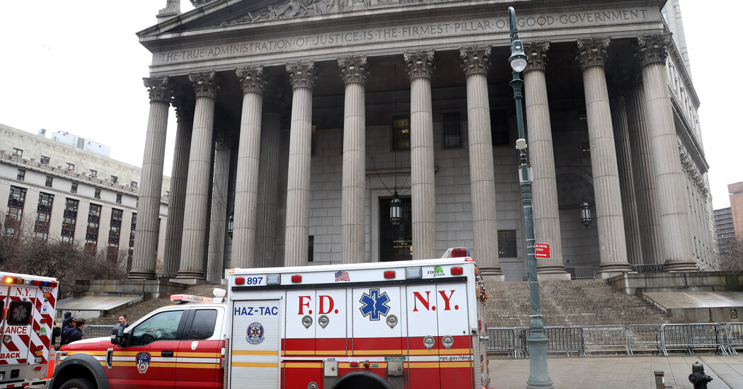 Featured image for White Powder Scare at Courthouse of Trump Judge Prompts Emergency Response
