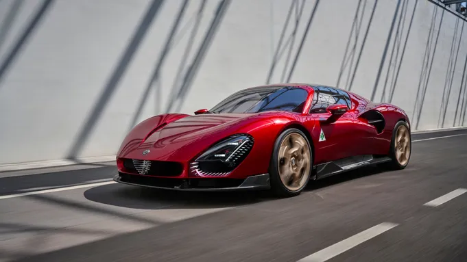 Featured image for "Alfa Romeo Revives 33 Stradale as a 750 HP Electric Supercar"