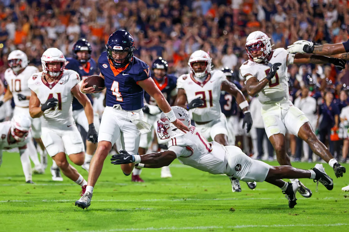 Featured image for Virginia Stuns No. 8 Florida State in Double OT Thriller