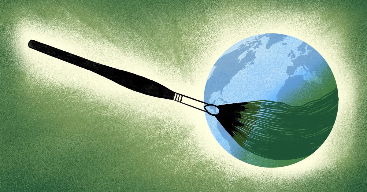 "Global Greening: Earth's Lush Transformation"