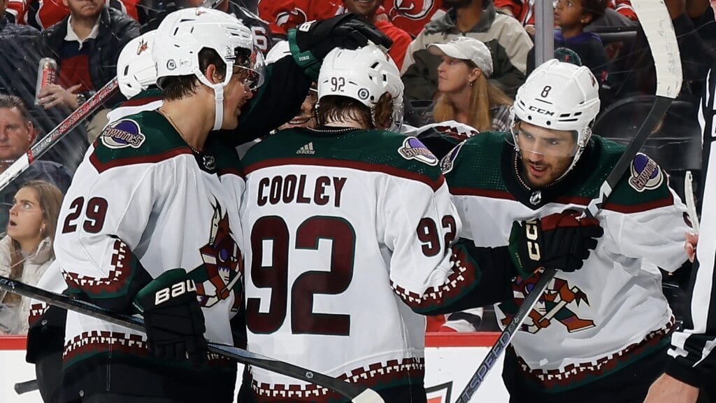 Featured image for Coyotes' Win Over Devils Showcases Cooley's Debut Brilliance