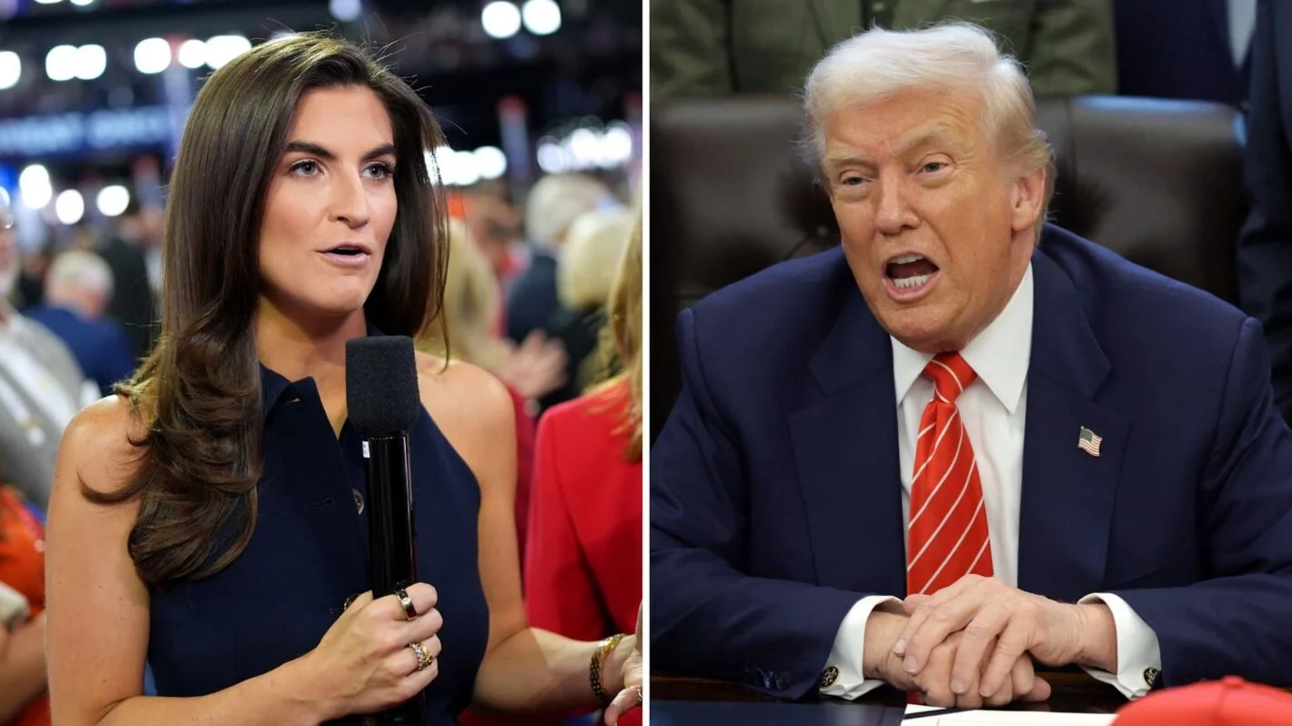 Trump taunts Kaitlan Collins for ‘never smiling’ in Oval Office clash over Epstein questions