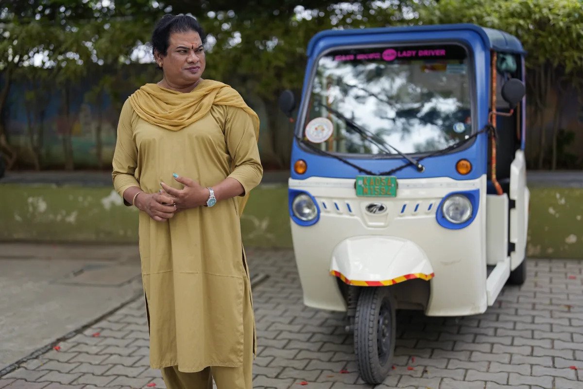 Featured image for "From Begging to Empowerment: How an Electric Rickshaw Transformed a Trans Woman's Life in India"