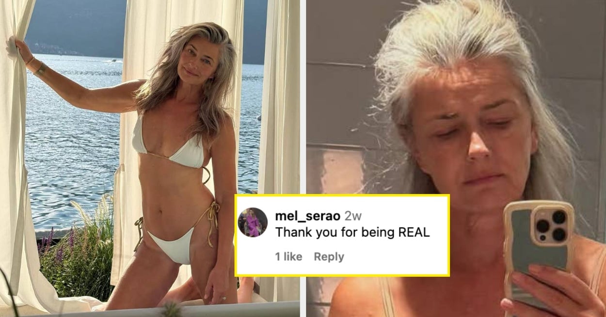 Featured image for Supermodel Paulina Porizkova Embraces Aging with Candid Photos and Videos