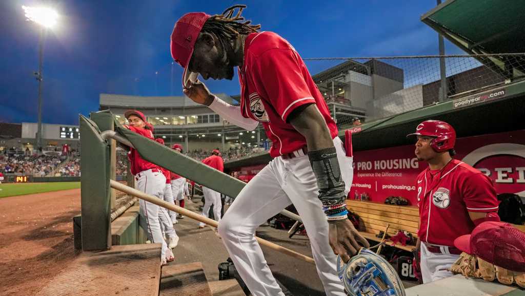 Featured image for "Reds' top prospect Elly De La Cruz poised for major league call-up"