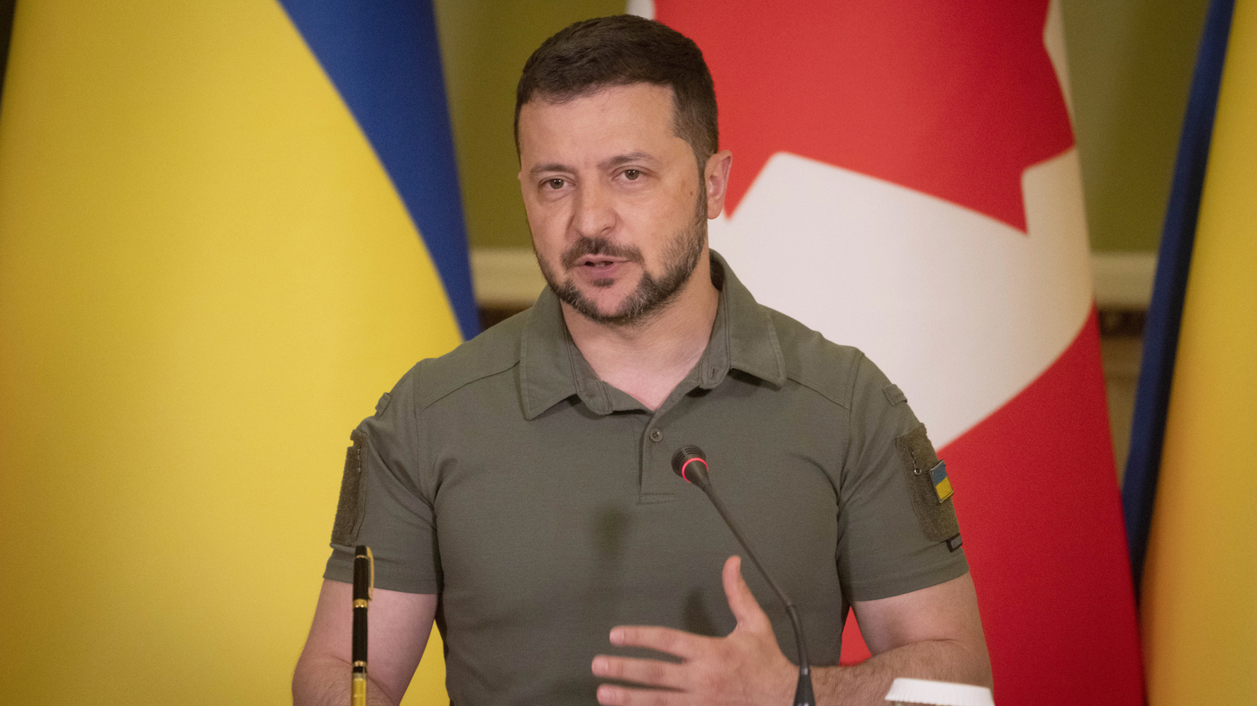 Zelenskyy announces Ukraine's counter-offensive actions in ongoing conflict with Russia.