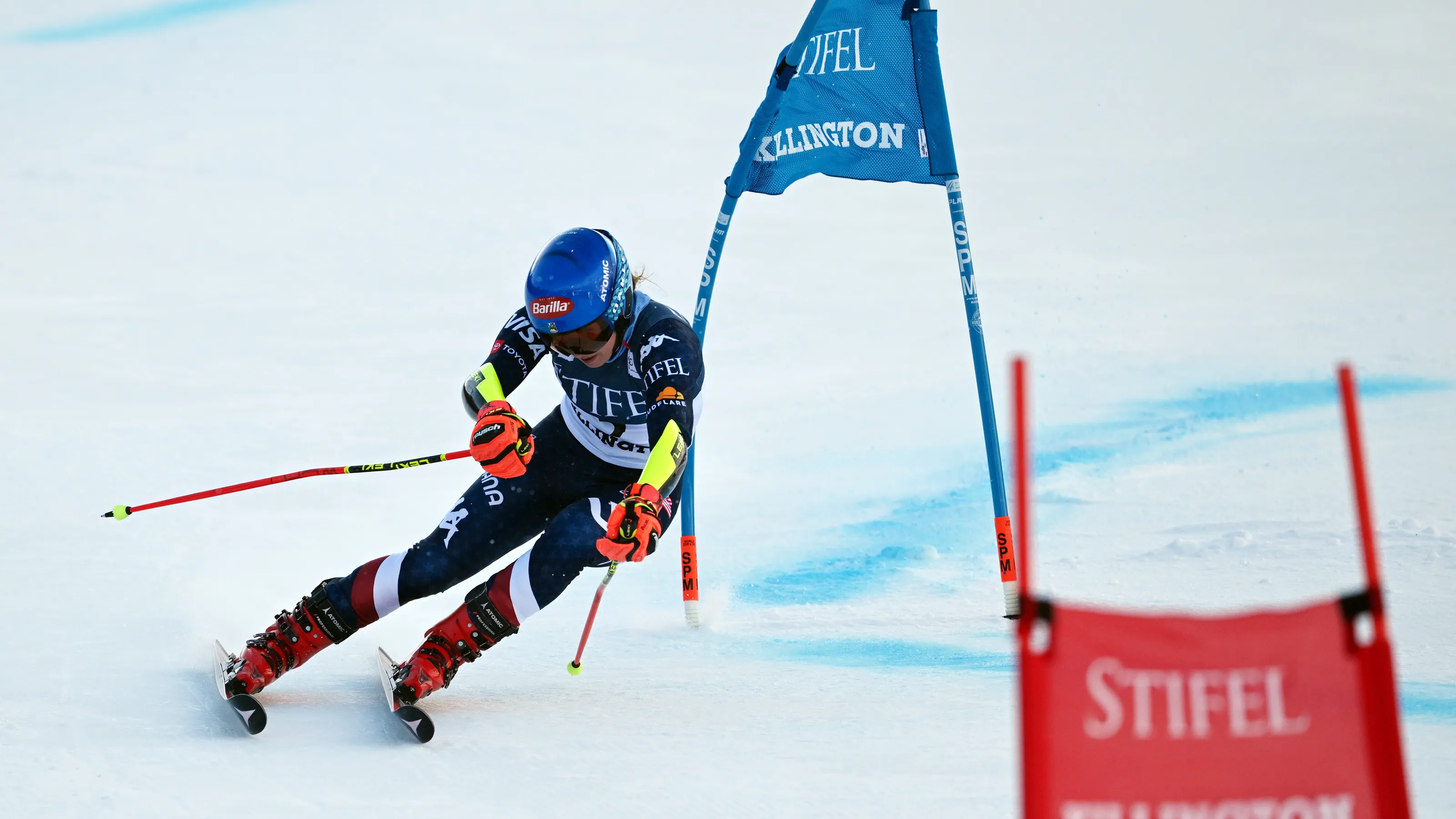 Featured image for Shiffrin's 100th Win Delayed by Giant Slalom Crash in Killington