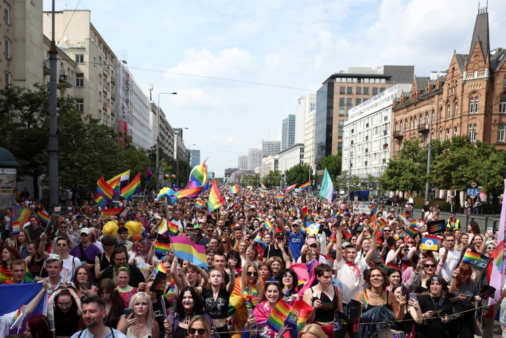 Warsaw Pride: U.S. Ambassador Joins Thousands in Demanding LGBTQ+ Rights Amid Conservative Government's Anti-LGBTQ+ Stance.