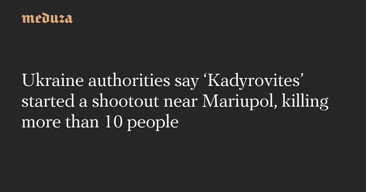 Violence Erupts in Ukraine: Shootouts, Fires, and Explosions Rock Mariupol and Berdyansk