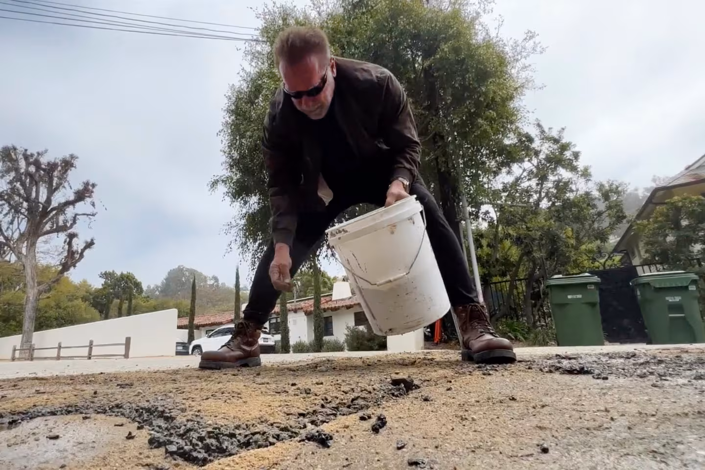 Featured image for Arnold Schwarzenegger's Pothole Controversy in L.A.