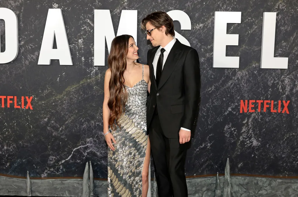 Featured image for Millie Bobby Brown Weds Jake Bongiovi, Celebrates in the Hamptons