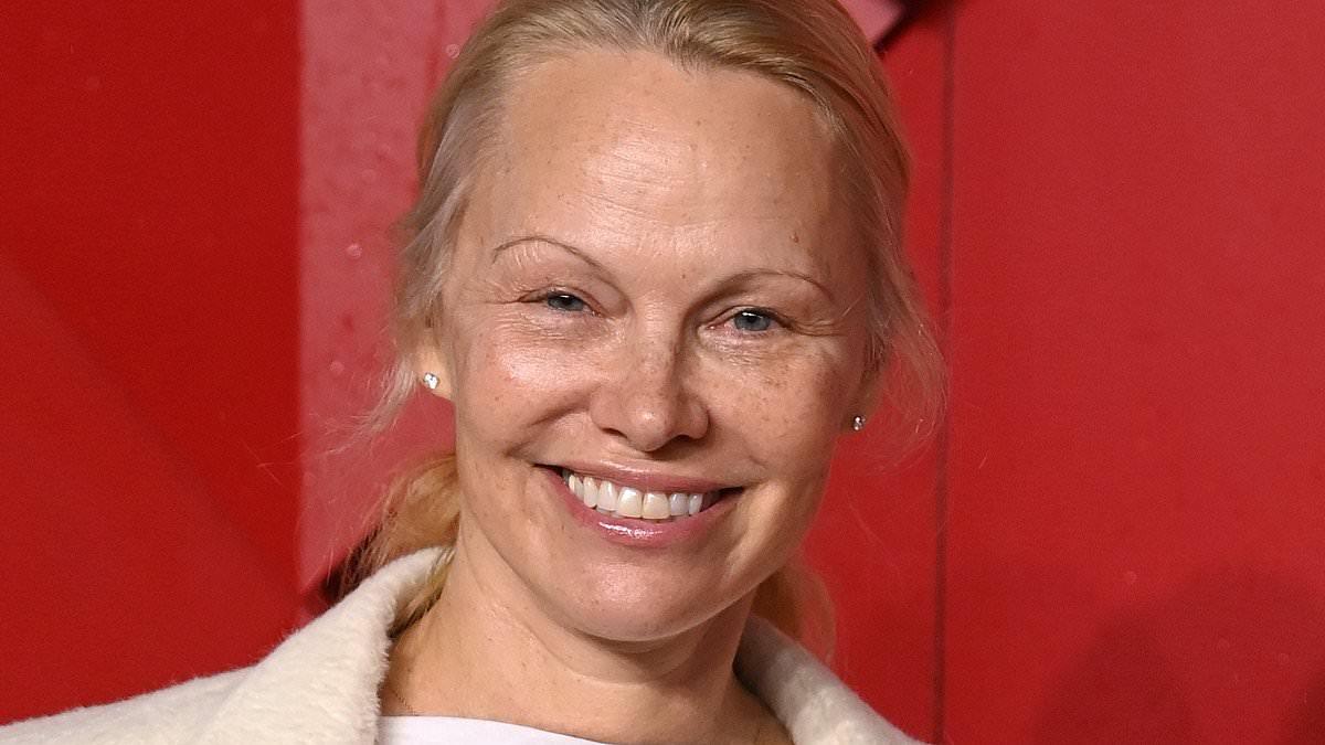 Featured image for Pamela Anderson's Stunning Makeup-Free Look Steals the Show at Fashion Awards