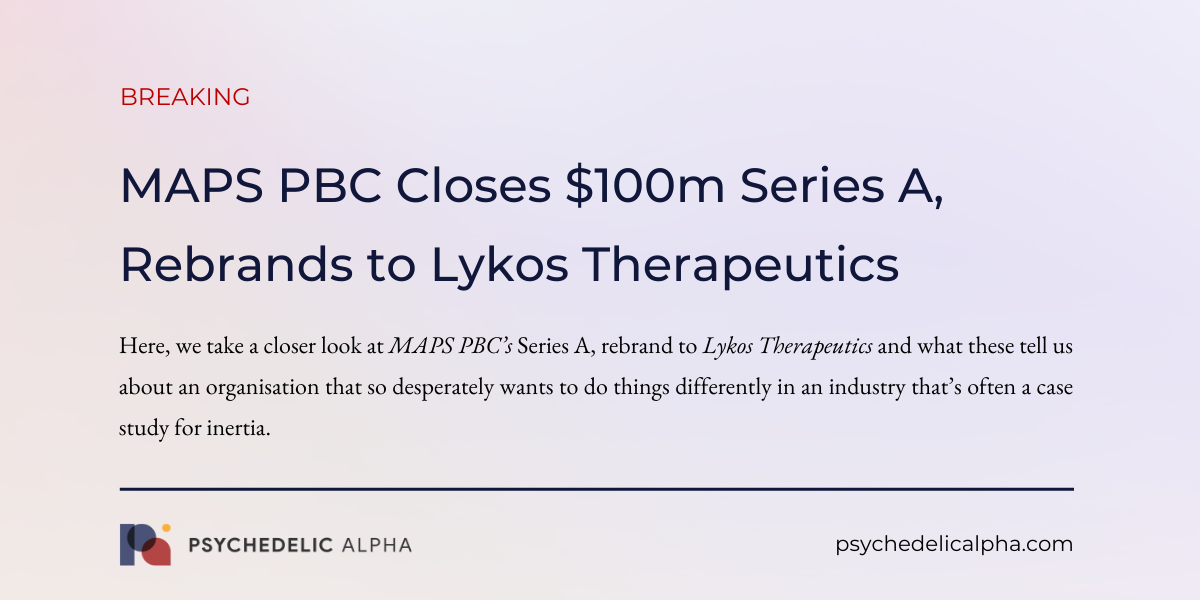 "Lykos Therapeutics Secures $100M for MDMA PTSD Treatment, Spearheads Legalization Efforts"