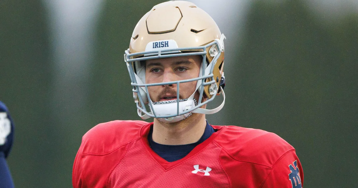 CJ Carr Named Notre Dame's Starting Quarterback for Week 1
