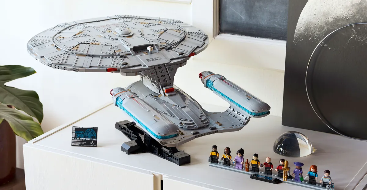 Featured image for LEGO Launches $400 Star Trek Enterprise-D Set Featuring Iconic Characters