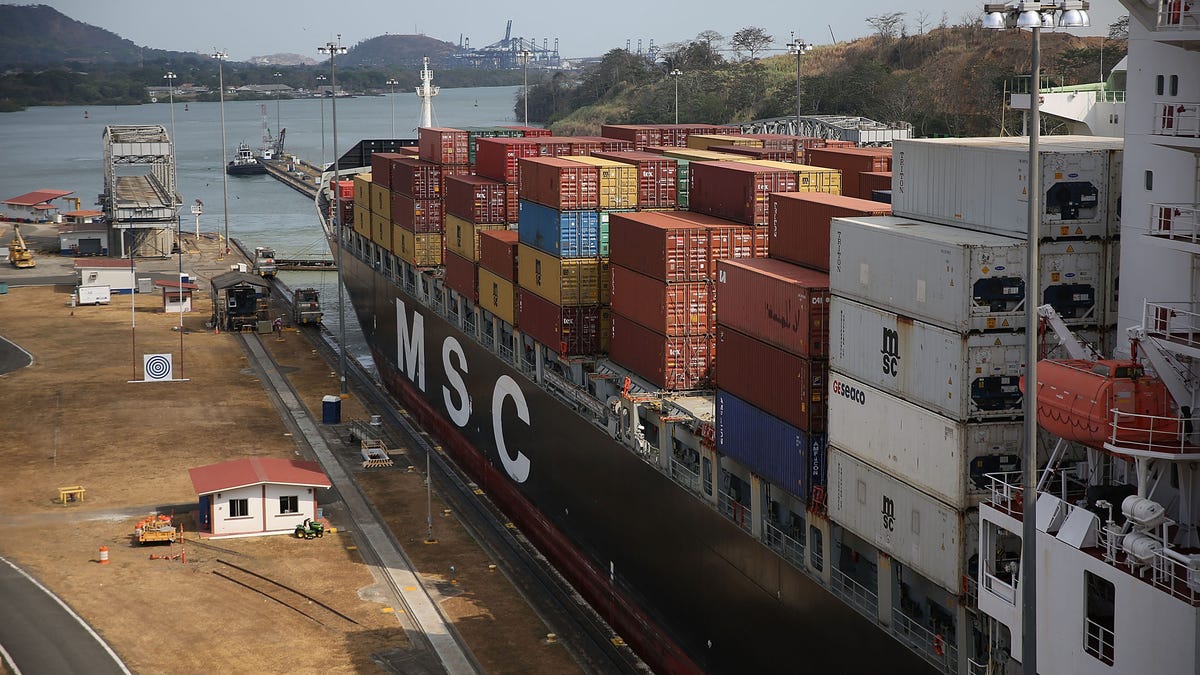 Panama Canal imposes ship restrictions due to severe drought.