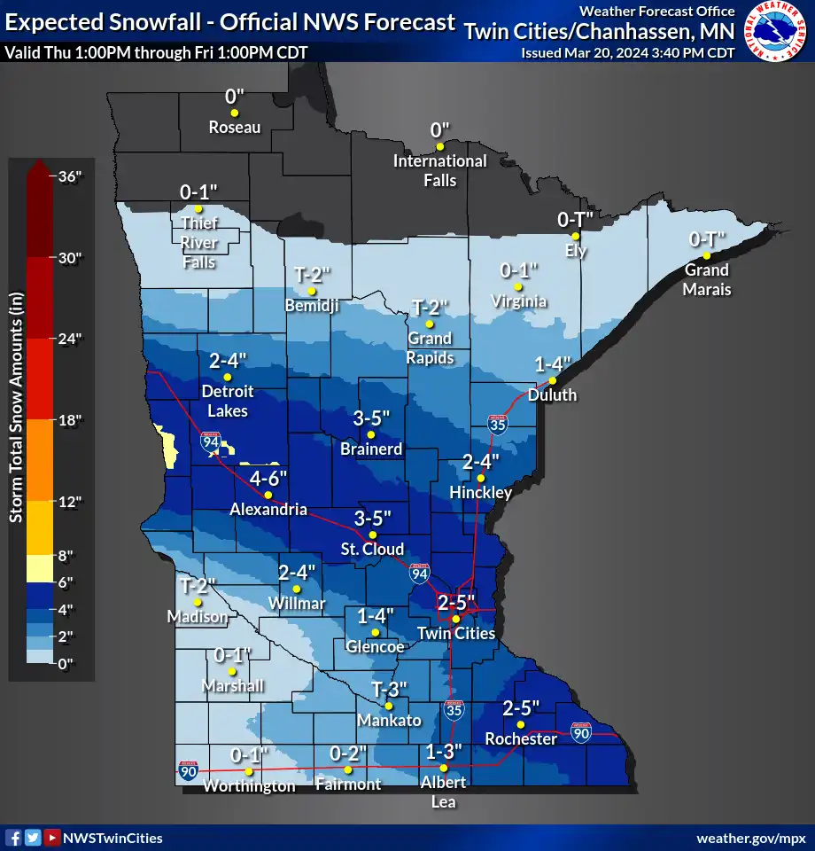 "Midwest and Plains Bracing for Two Rounds of Winter Weather and Spring Snow Timeline"