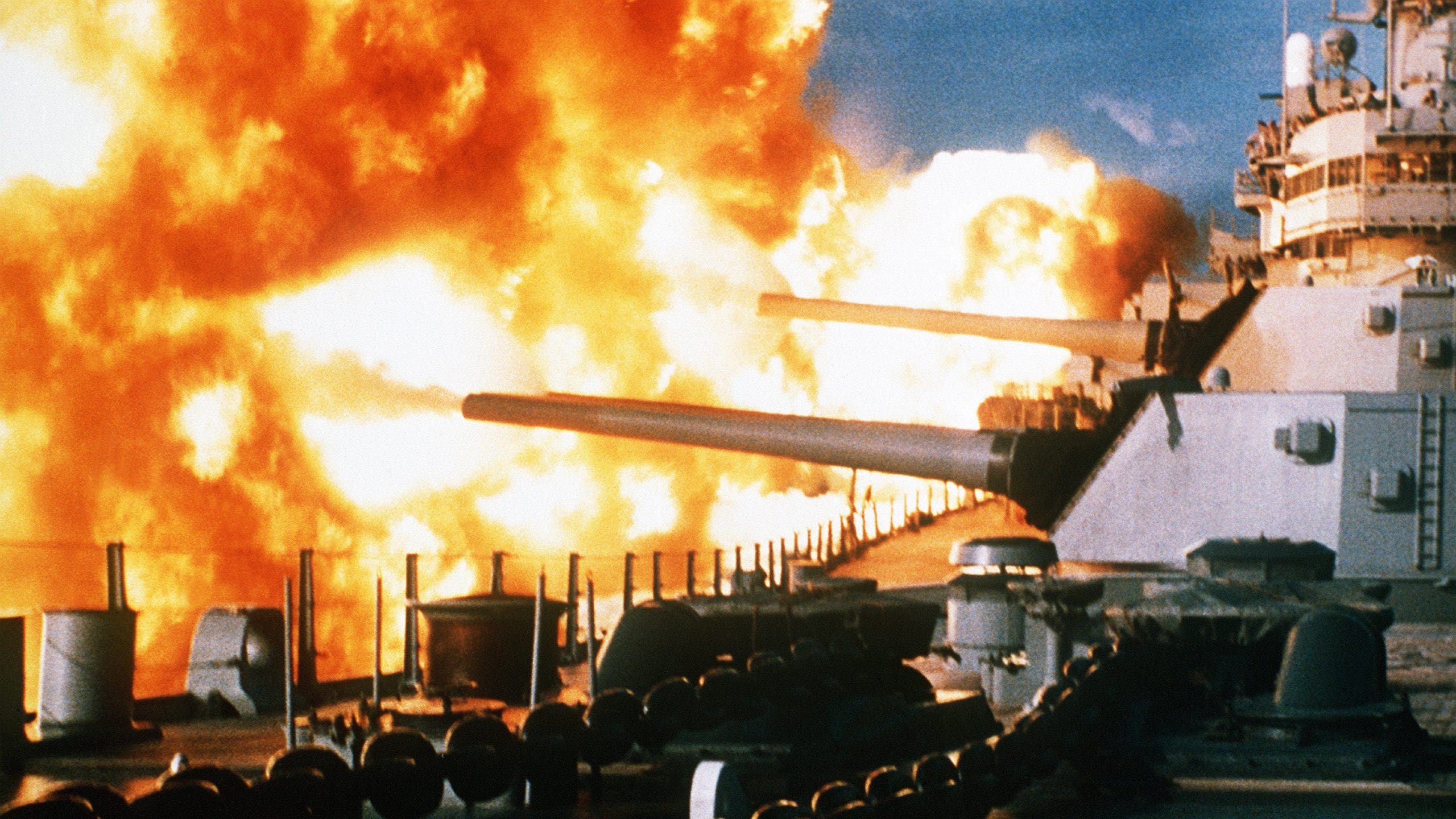 Featured image for "USS New Jersey Sets Sail After 24 Years, Big Guns to Fire Salute"