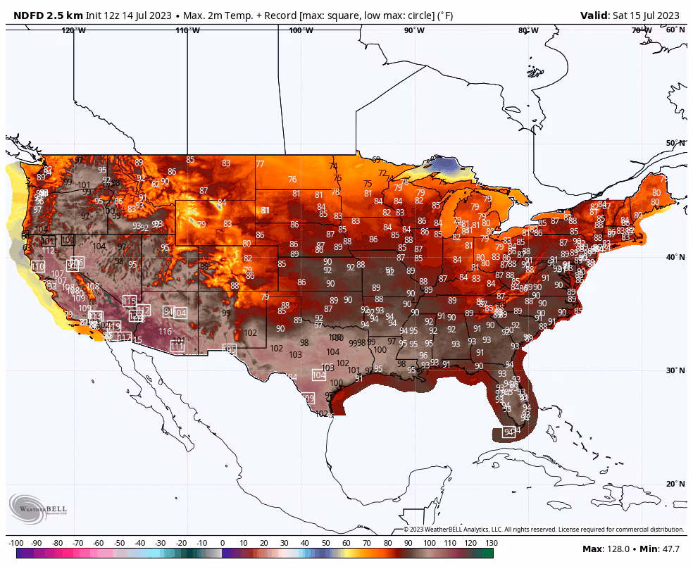 Record-Breaking Heat Wave Sweeps Across Southern U.S.