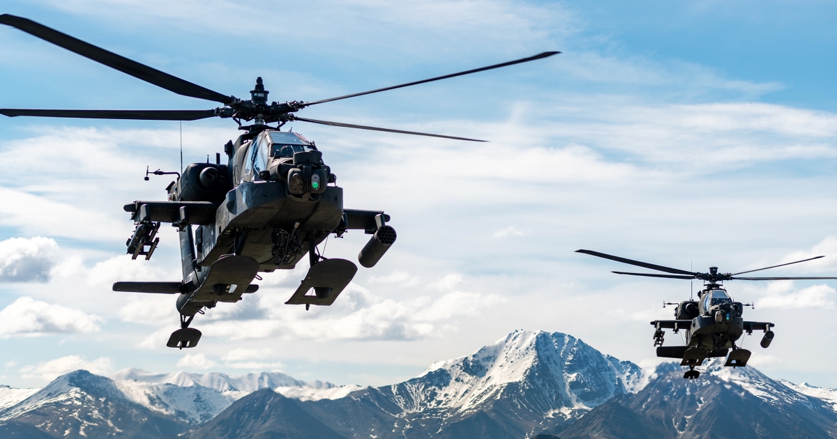 Dual Apache Helicopter Crash During US Army Training in Alaska