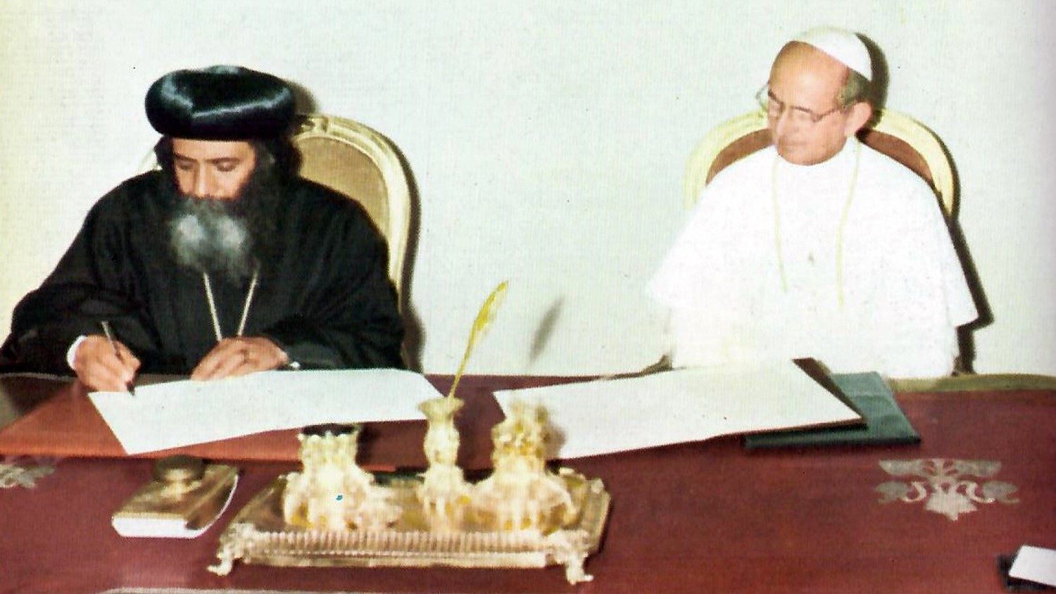 Catholic-Coptic dialogue praised by Pope Francis and Pope Tawadros II.
