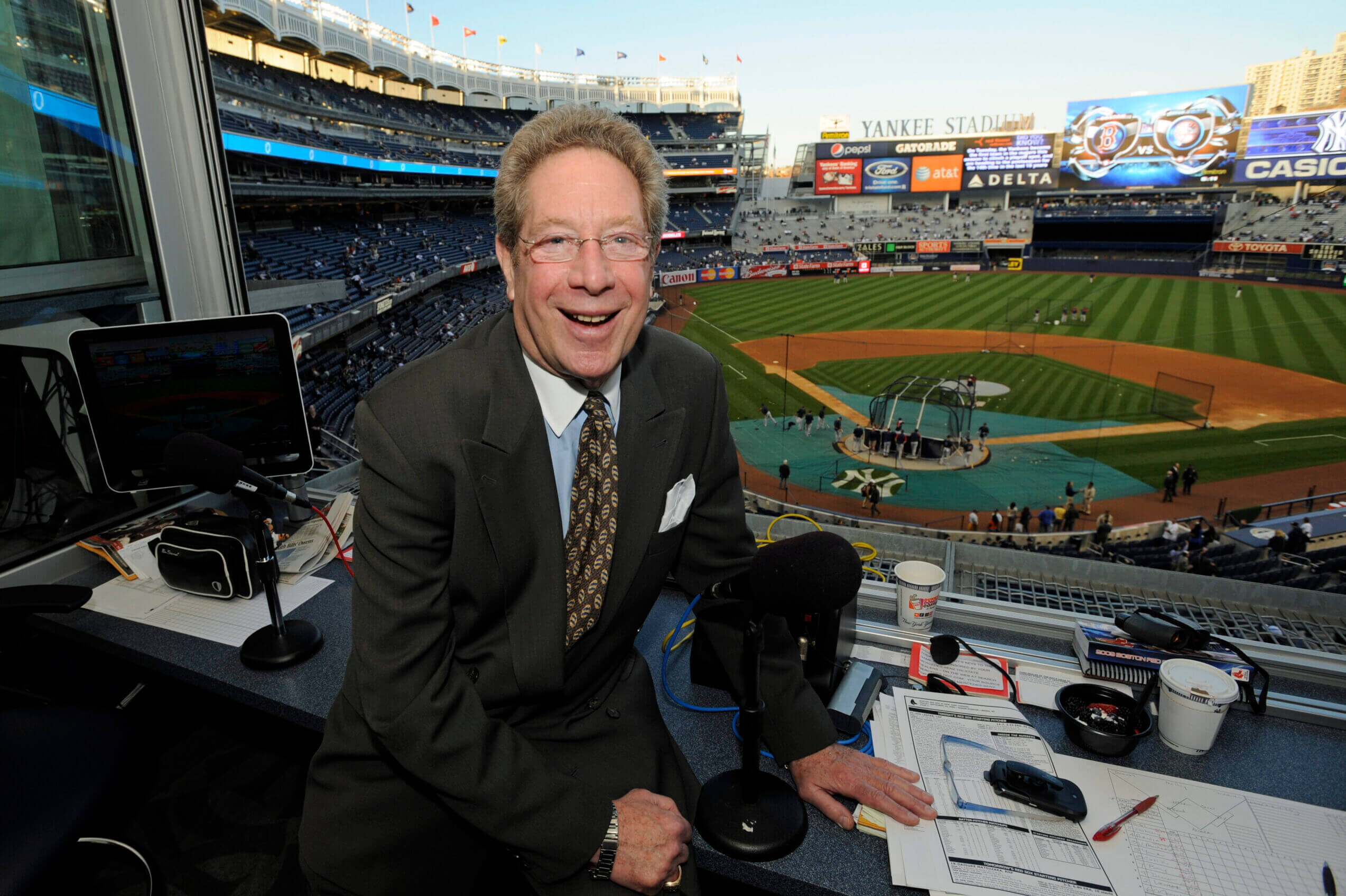 Featured image for "Legendary Yankees Broadcaster John Sterling Honored as He Retires"