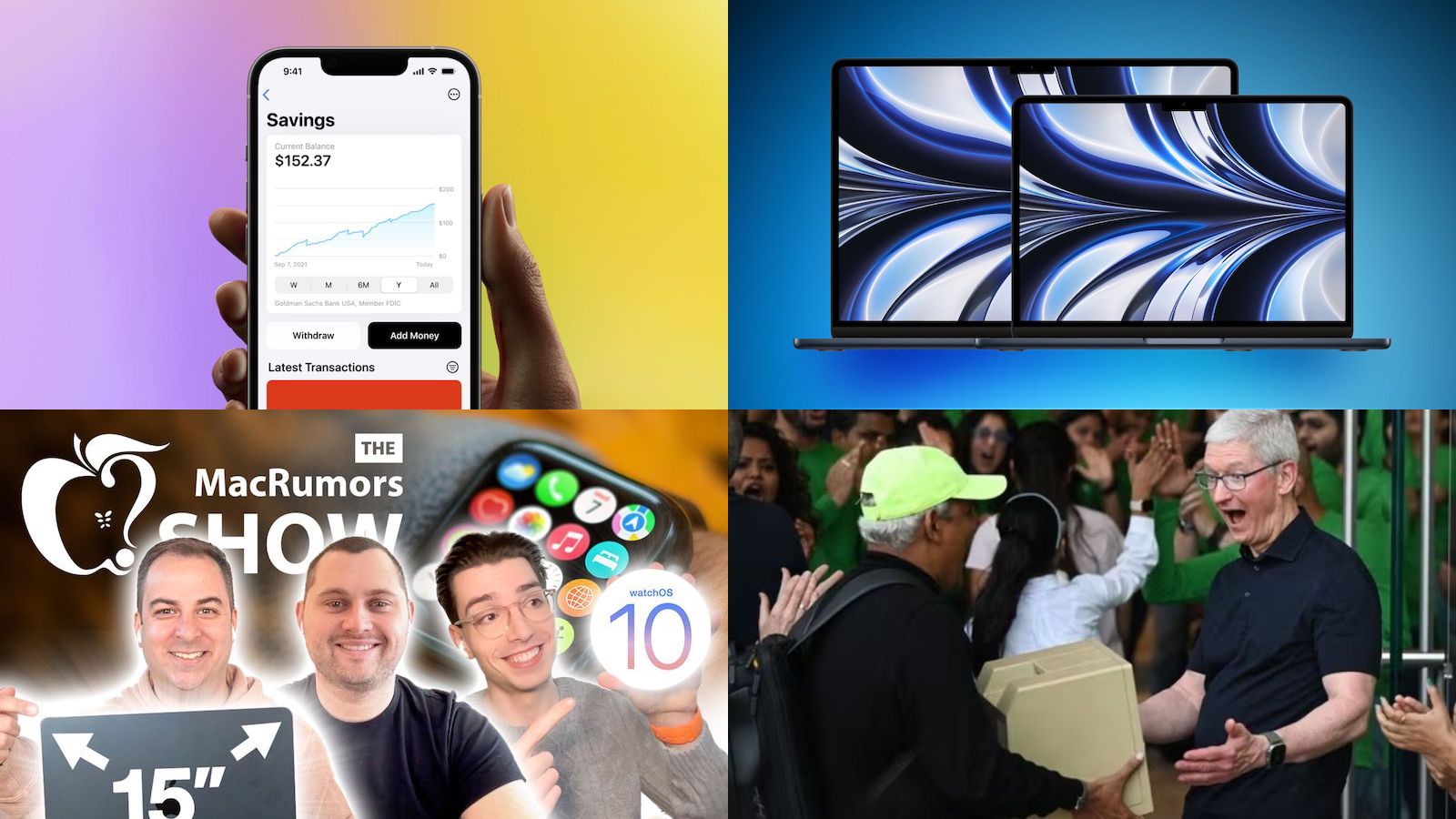 Apple Launches Savings Account and Rumors of 15-Inch MacBook Air.