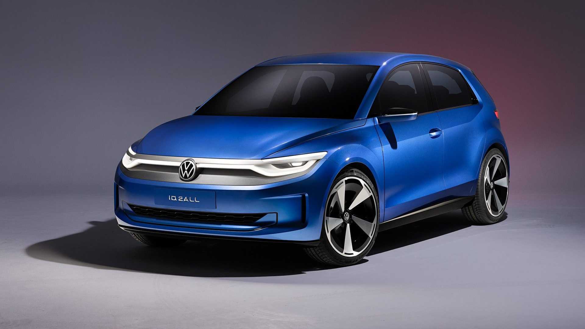 Volkswagen Unveils Affordable ID.2all Electric Car Concept.