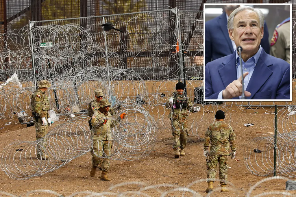 "Texas Governor Defies Supreme Court Ruling, Continues Border Razor Wire Installation"