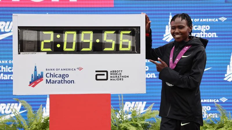 Marathon World Record Holder Ruth Chepngetich Suspended for Doping
