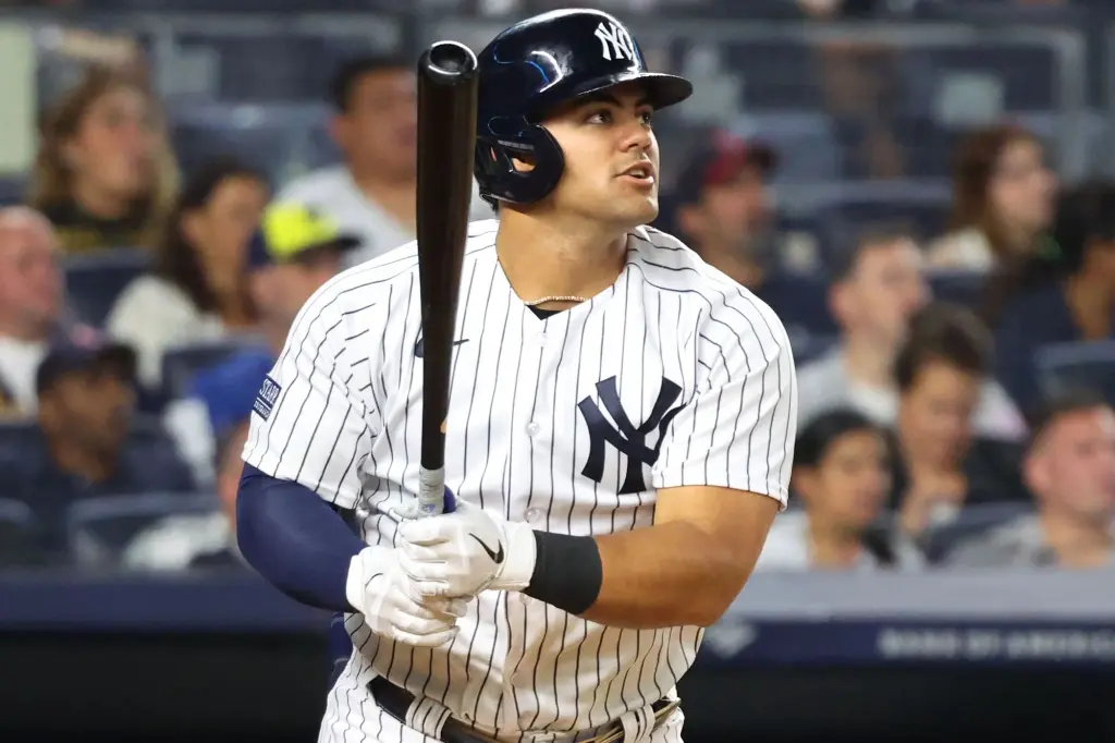 Featured image for Yankees' Jasson Dominguez sidelined with elbow inflammation