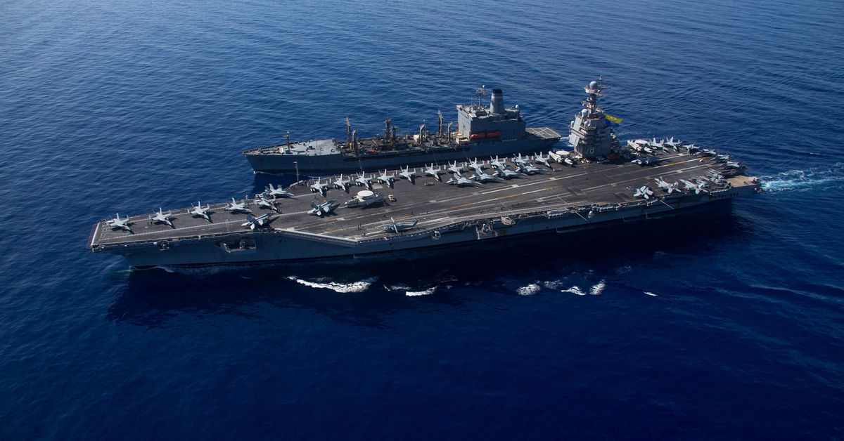 Featured image for US Deploys Second Aircraft Carrier to Mediterranean Amid Israel-Gaza Conflict