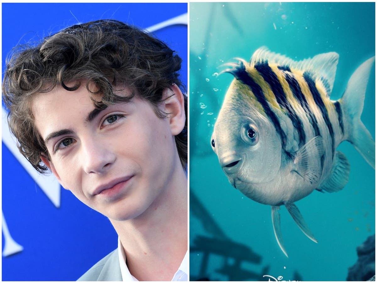 Jacob Tremblay addresses Flounder design controversy in Little Mermaid.