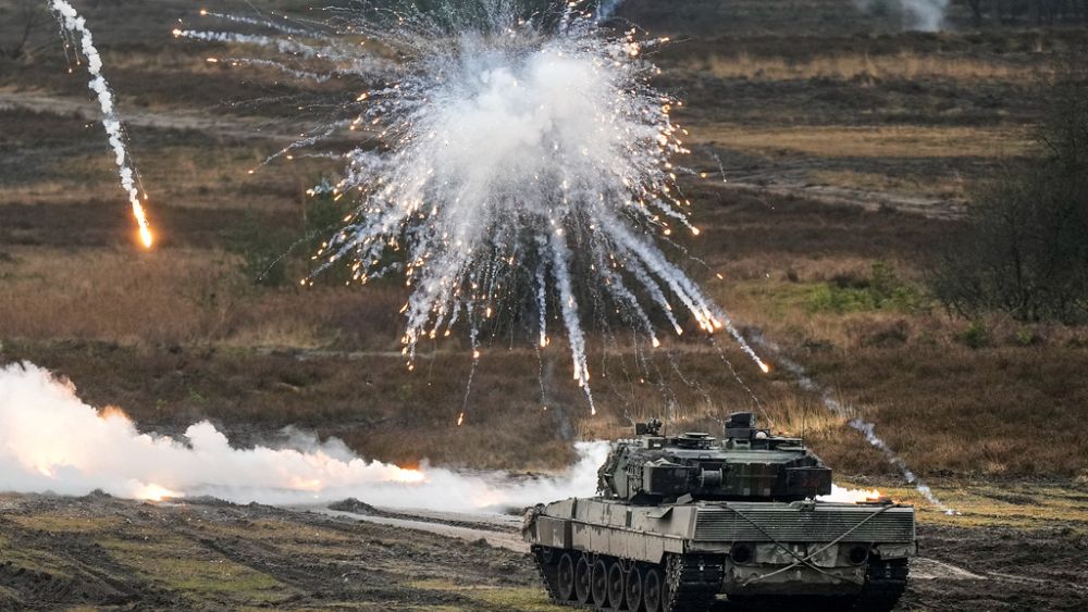 Ukraine boosts military power with Western tanks and vehicles.