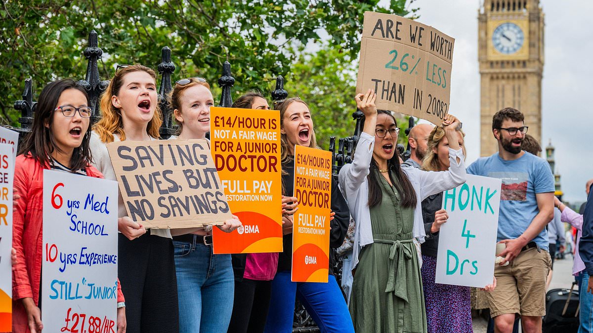 Featured image for "Junior doctors' strikes cost NHS £1 billion as UK braces for more"