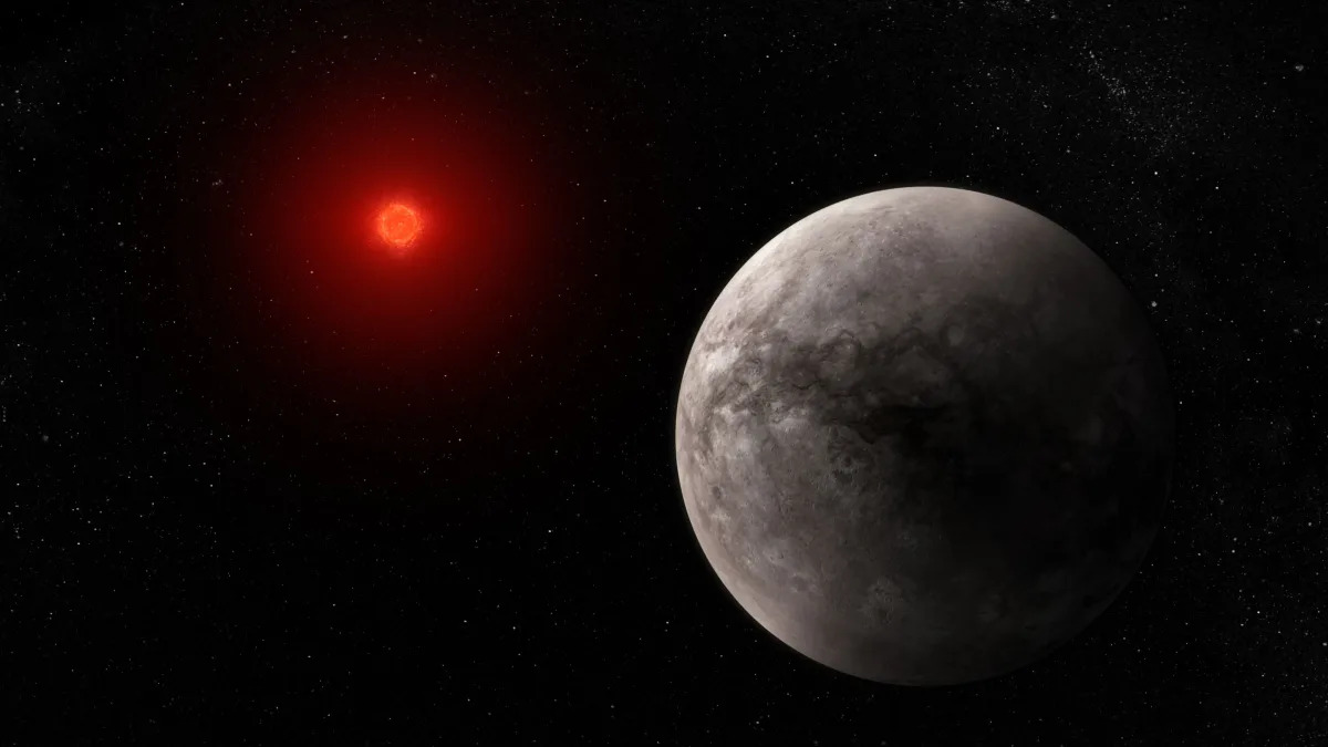 James Webb telescope discovers Earth-like planet with no atmosphere.