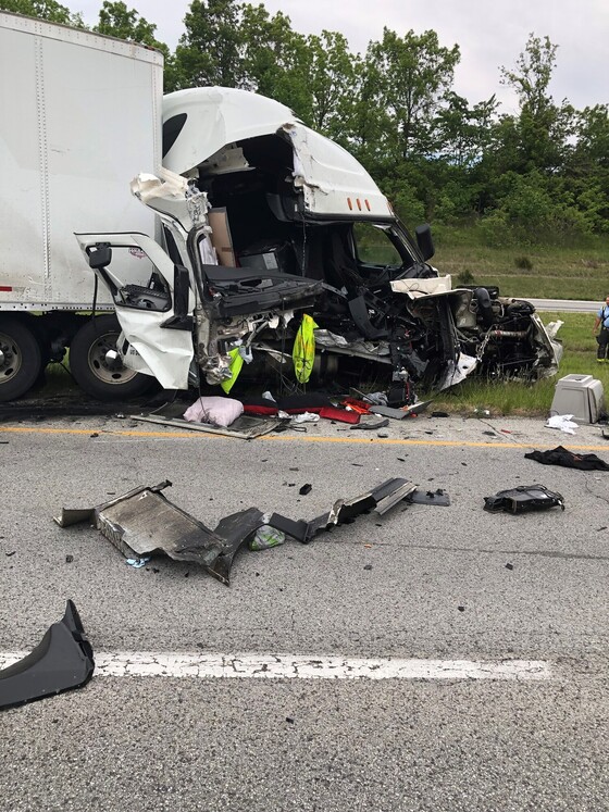 Fatal 7-vehicle crash shuts down I-70 for 6 hours.