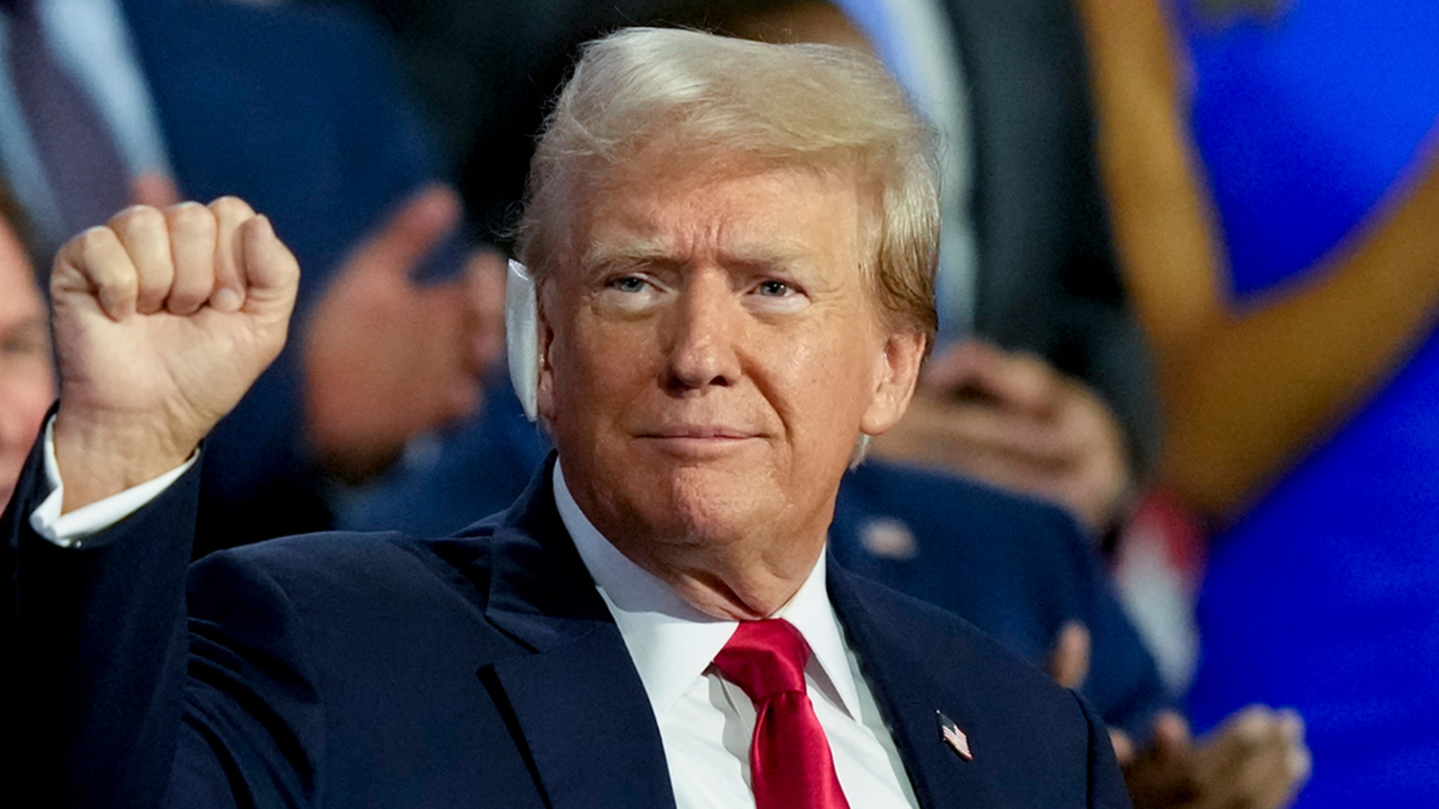 Featured image for "Trump's Bandaged Return: Surprise Appearance at RNC 2024 After Shooting"