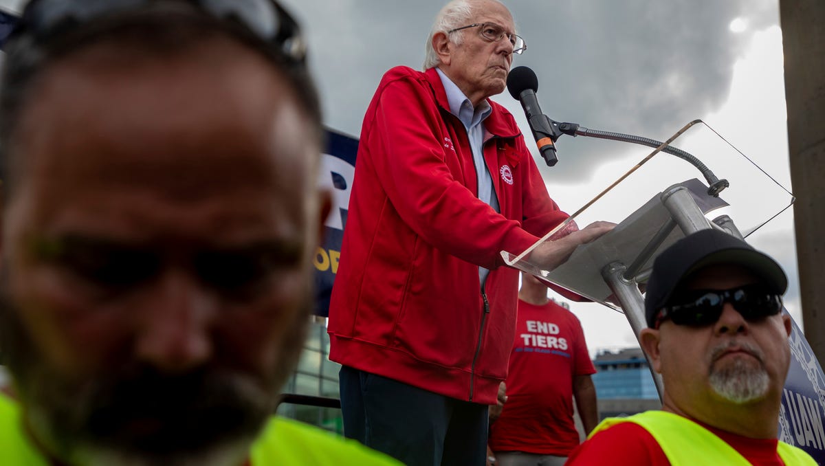 "UAW Strike: Uniting Detroit in Chaos for Workers' Benefits"