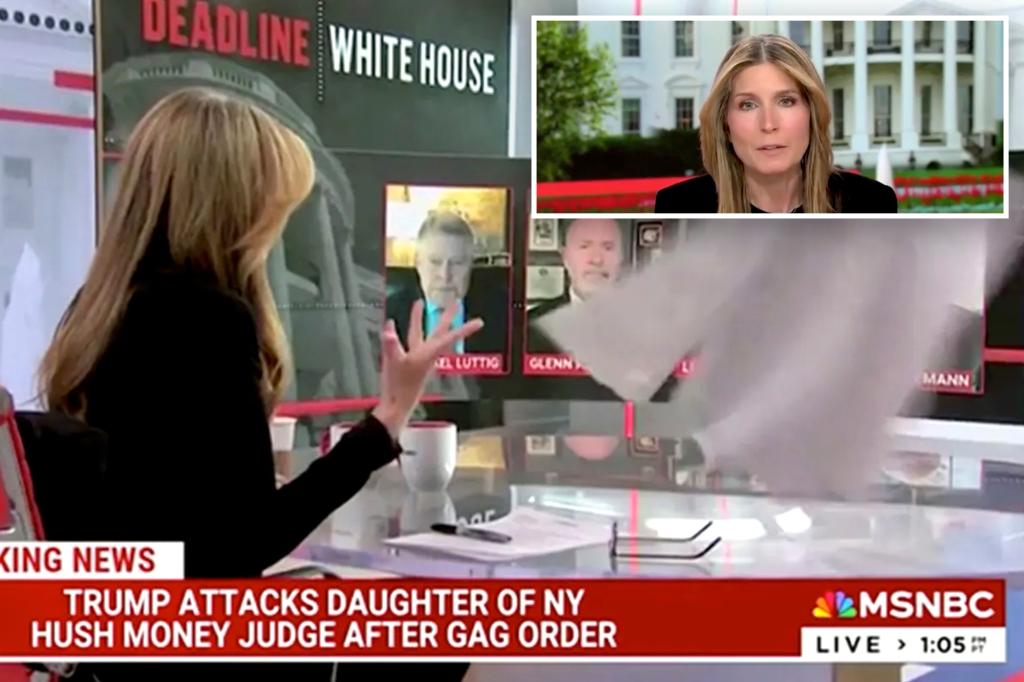 "MSNBC Host Nicole Wallace Throws Script in Disgust Over Trump's Attack on Judge's Daughter"