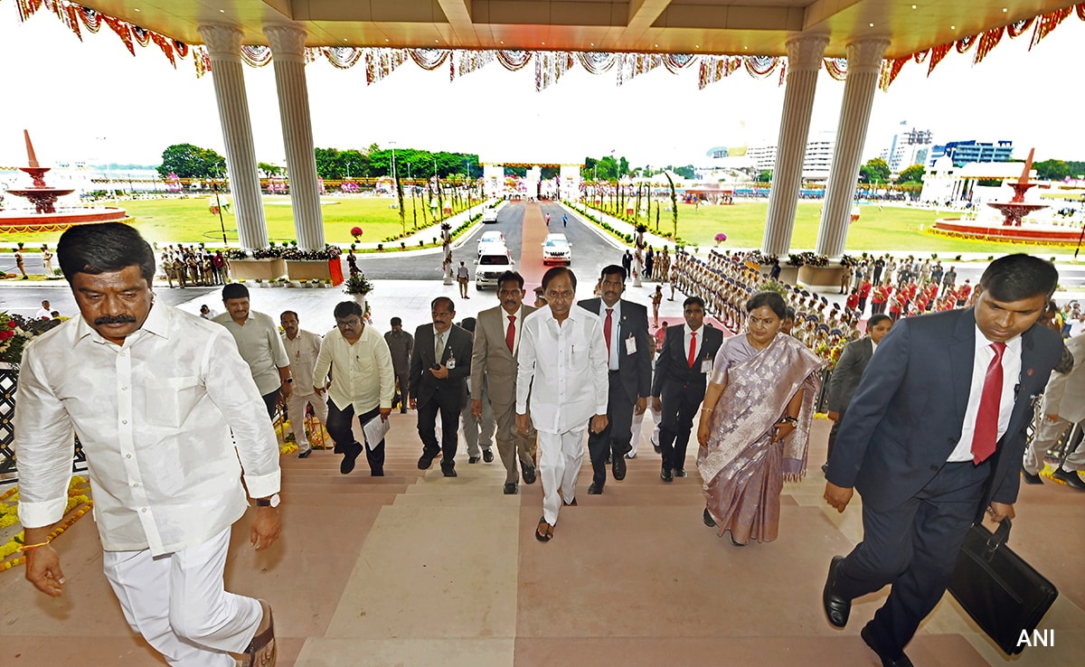 Featured image for Controversy Surrounds Telangana's New Secretariat Building Inauguration.