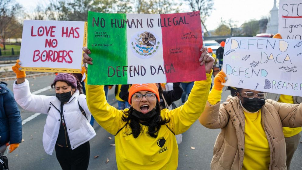 Biden expands health care coverage for DACA recipients under Obamacare.