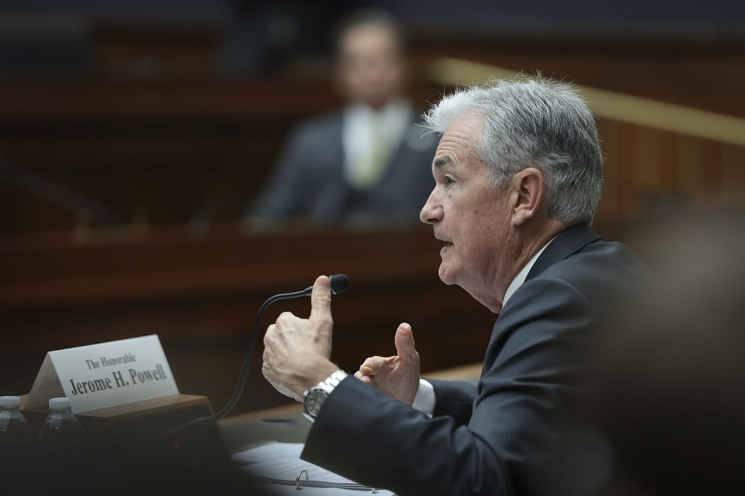 Investors remain optimistic despite Powell's call for higher interest rates.