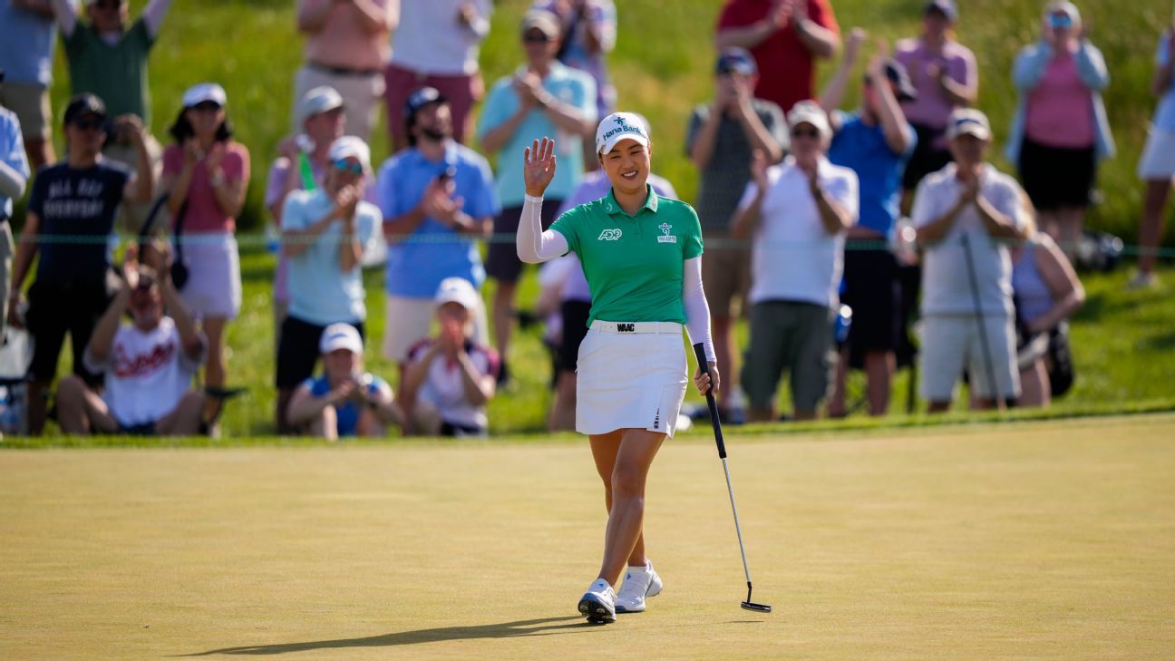 Featured image for Minjee Lee in Three-Way Tie for Lead at U.S. Women's Open