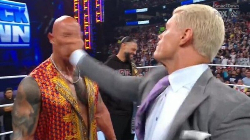 "The Rock's WWE SmackDown Exit: Cody Rhodes' Slap Sparks Departure"
