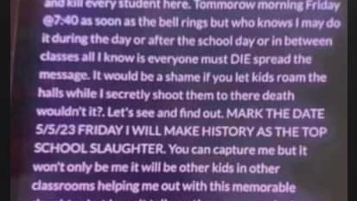 18-year-old Coral Springs student arrested for school threat that caused widespread concern.