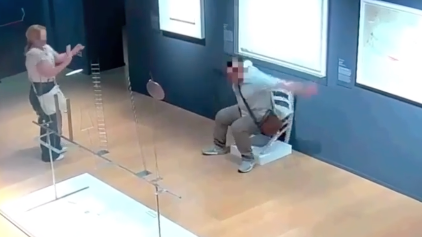 Featured image for Tourists damage Swarovski-covered 'Van Gogh' chair at Italian museum