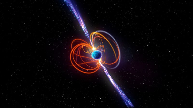 Mysterious Stellar Object Challenges Neutron Star Physics and Beams Radio Waves