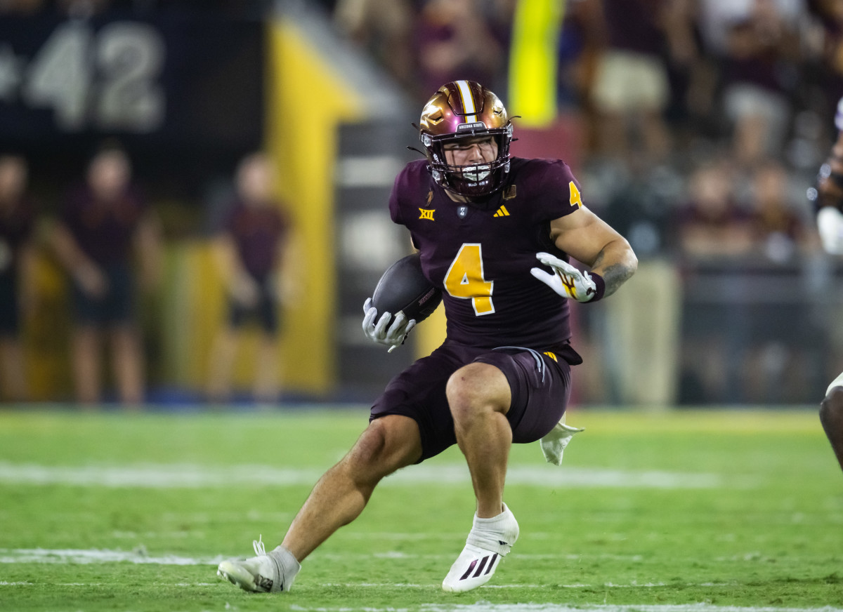 Featured image for ASU's Cam Skattebo Shines as Sun Devils Secure Big 12 Title and CFP Spot