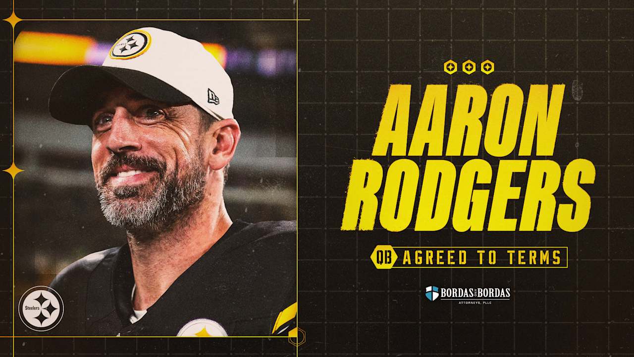 Steelers Sign Aaron Rodgers on One-Year Deal